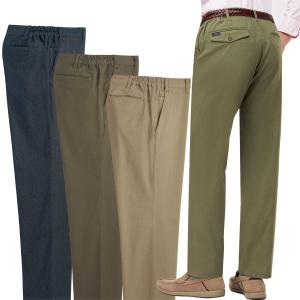 Huntington Club ハンティントン・クラブ 裏起毛チドリ柄ストレッチ