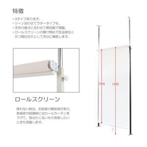 つっぱり式 間仕切り パーテーション ドア ロ...の詳細画像4