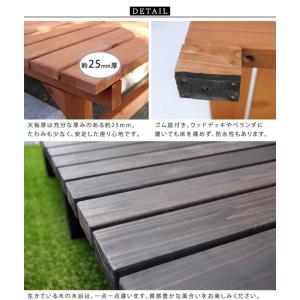 ユニット縁台ベンチ 幅87cm 奥行55cm ...の詳細画像4