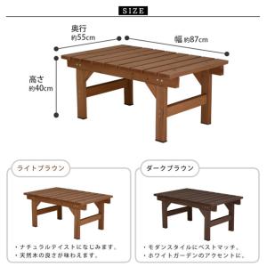 ユニット縁台ベンチ 幅87cm 奥行55cm ...の詳細画像5