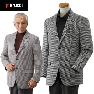 Pierucci ピエルッチ 千鳥柄ジャケット スーツ工場仕立て 本格仕様 秋冬春 40代 50代 60代 GV-039/GV-040-SAI｜1147kodawaru