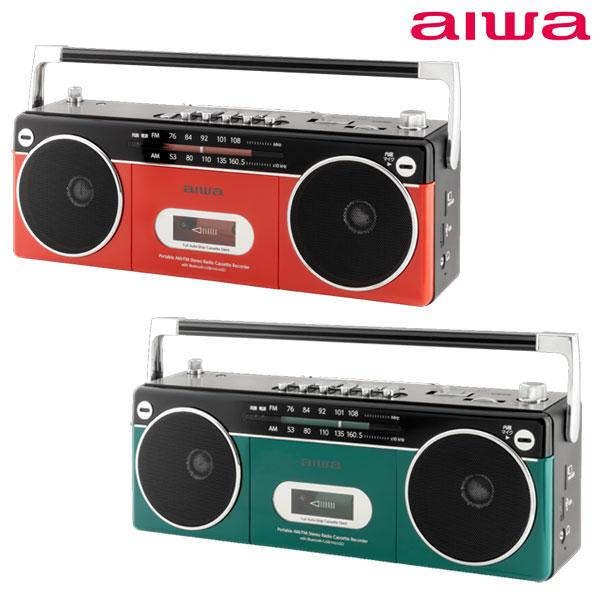 aiwa 懐かしのダブルスピーカー ラジオカセットプレーヤー RCP2 GAA4-RCP0002 B...
