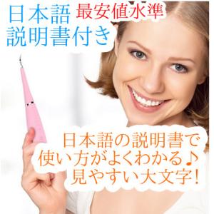 歯石除去 歯石取り 自分で 自宅 器具 歯用ツール 口腔洗浄器 振動 口腔ケア美容器 USB充電式 日本語説明書付き 5段階調節可能モード