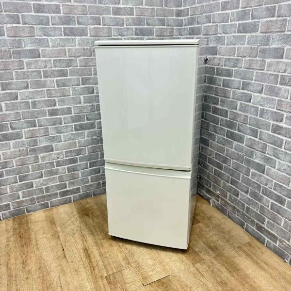 冷蔵庫 2ドア 137L シャープ SHARP SJ-D14B-W  ひとり暮らしサイズ 小型冷蔵庫...