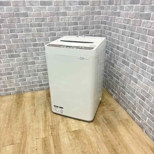 洗濯機 4.5kg シャープ ES-GE4B 2018年製 中古