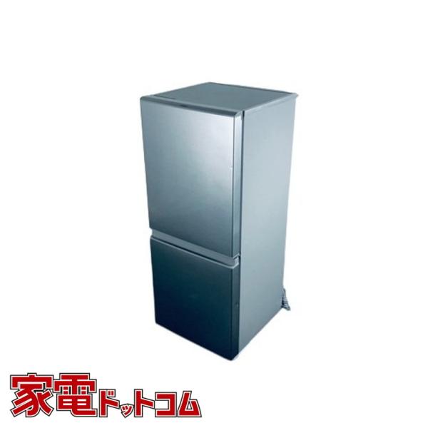 【中古】 アクア AQUA 冷蔵庫 一人暮らし 2021年製 2ドア 126L シルバー ファン式 ...