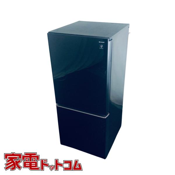 冷蔵庫 中古 シャープ SHARP SJ-GD14D-B 2018年製 2ドア 137L ブラック ...