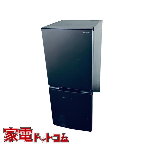 冷蔵庫 中古 シャープ SHARP SJ-D15J-H 2022年製 2ドア 152L グレー ファ...