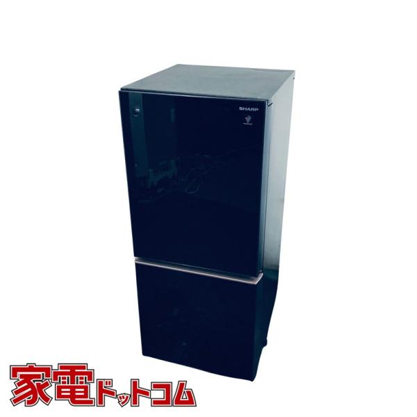 冷蔵庫 中古 シャープ SHARP SJ-GD14E-B 2018年製 2ドア 137L ブラック ...