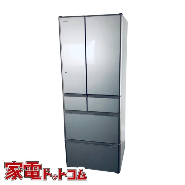 冷蔵庫 中古 日立 HITACHI R-XG5100G(XN) 2017年製 6ドア 505L クリ...