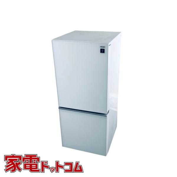 冷蔵庫 中古 シャープ SHARP SJ-GD14C-W 2017年製 2ドア 137L ホワイト ...
