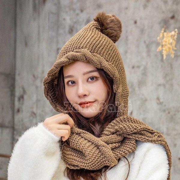 帽子 レディース ニット帽 ハット もこもこ 暖かい かわいい 裹起毛 韓国風 秋 冬 学生 彼女 ...