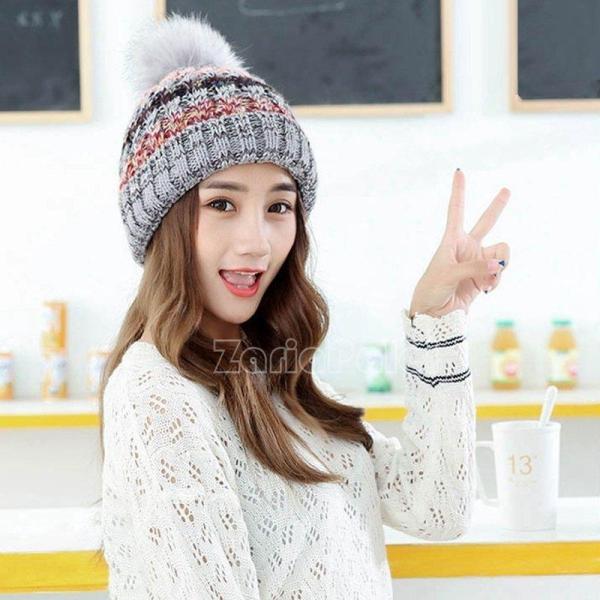 帽子 レディース ニット帽 ハット もこもこ 暖かい かわいい 裹起毛 韓国風 秋 冬 学生 彼女 ...