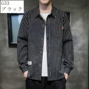 シャツ メンズ 長袖 カジュアル ビジネス ト...の詳細画像2