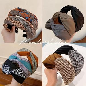 カチューシャ ヘアアレンジ 太め リボン 40代 50代 30代 無地 チェック 痛くない レディース おしゃれ 幅広 安い