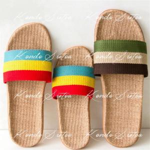 スリッパ 夏用 麻 子供 メンズ レディース 夏 ルームシューズ 洗える 室内 トイレ おしゃれ 北欧