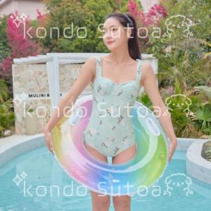 浮き輪 大人用 ラメ 子供 取って サイズ 7...の詳細画像2