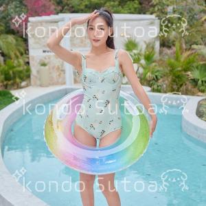 浮き輪 大人用 ラメ 子供 取って サイズ 7...の詳細画像4