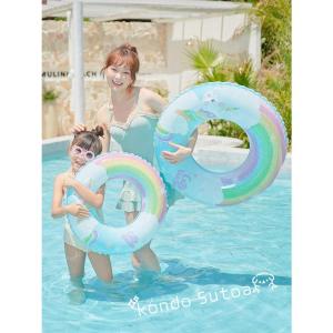 浮き輪 子供 ユニコーン 子供用 5歳 3歳 ...の詳細画像3