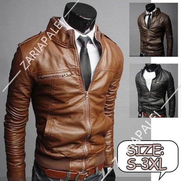 ライダース ジャケット メンズ アウター レザージャケット ブルゾン ミリタリージャケット シングル...