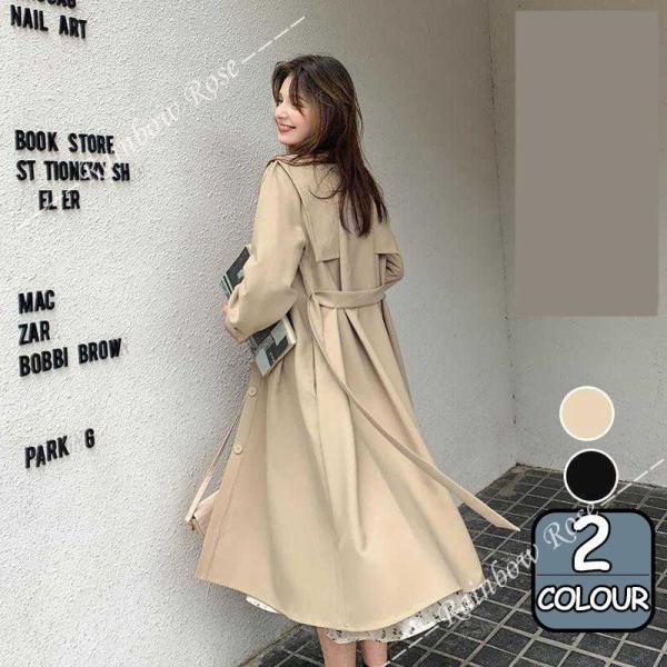 トレンチコート レディース アウター テロンチ 定番 春秋コート ゆったり アウター お洒落　通勤　...