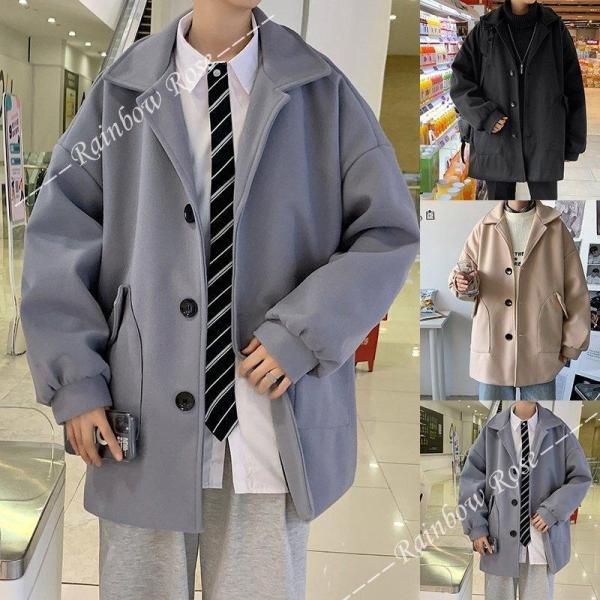 トレンチコート メンズ ミリタリーコート ロングコート スプリングコート ロング丈 アウター チェッ...