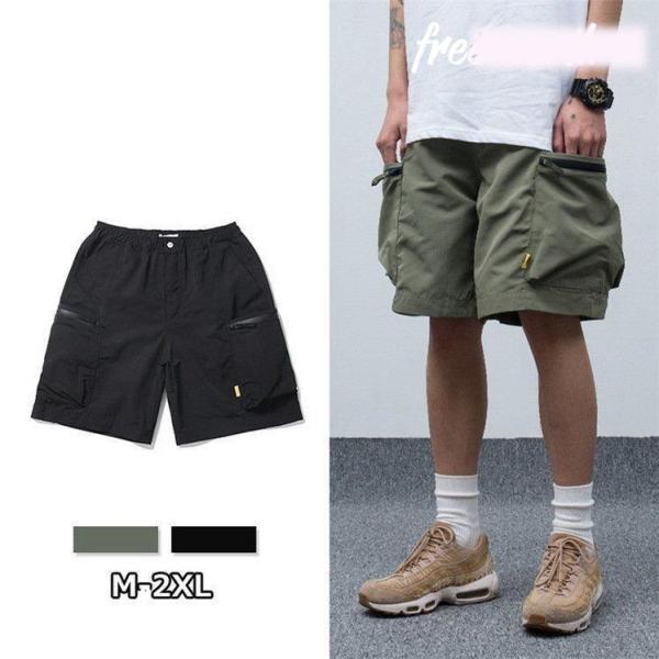 ハーフパンツメンズ カーゴパンツ スポーツ 大きいポケット 夏40代 半ズボン ショートパンツ 5分...