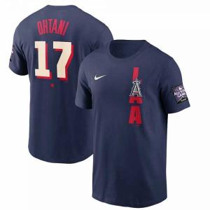 ナイキ MLBオールスターゲーム2021 大谷翔平 #17 限定Tシャツ ( MLB 2021 オールスター Tシャツ エンゼルス ネイビー Nike )