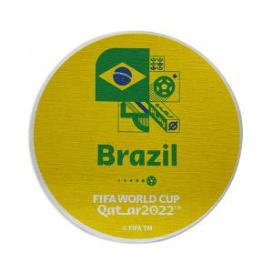 FIFAワールドカップカタール2022 コースター ブラジル FWCQ092 ( サッカー ワールドカップ ブラジル代表 グッズ ネイマール 応援 コースター プレゼント )｜11store