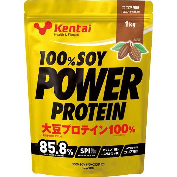 健康体力研究所 100%SOYパワープロテイン ココア風味 1kg( 総合スポーツ サポート用品 サ...