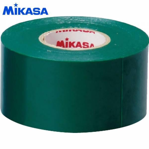 ミカサ ラインテープ ビニール 緑 伸びるタイプ LTV4025G