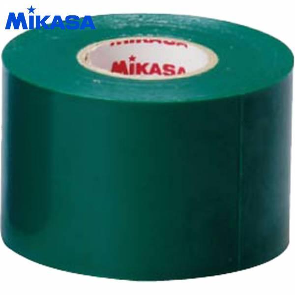 ミカサ ラインテープ ビニール 緑 伸びるタイプ LTV5025G