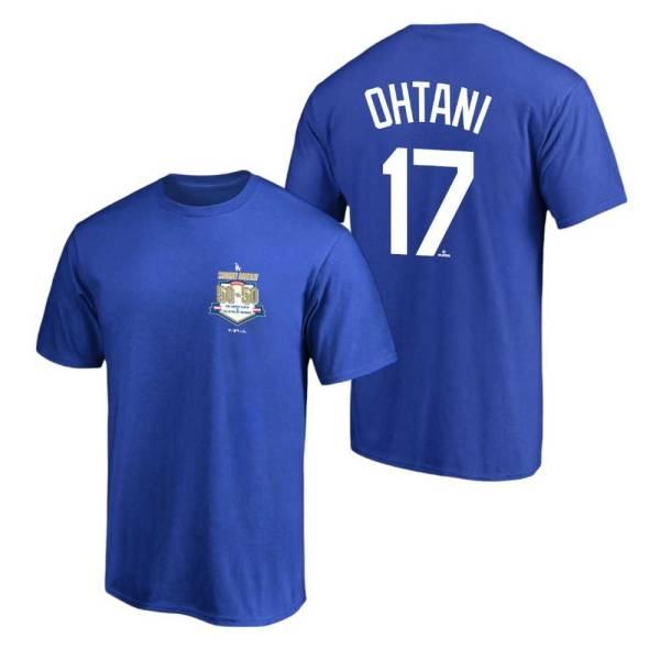 メジャーリーグ ドジャース 大谷翔平 ネーム＆ナンバー Ｔシャツ (50-50 ver) ML012...