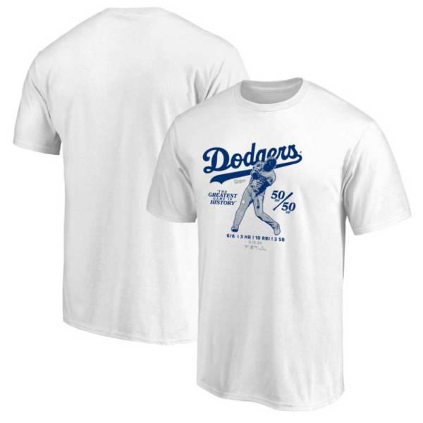 メジャーリーグ ジュニア ドジャース 大谷翔平 50-50 6 for 6 Tシャツ ML24FW1...