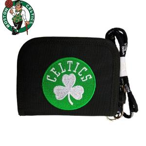 NBA ボストン セルティックス ラウンドウォレット ( NBA エヌビーエー バスケ グッズ 財布 サイフ ウォレット )