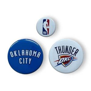 NBA オクラホマシティ・サンダー 缶バッジ ...の詳細画像1