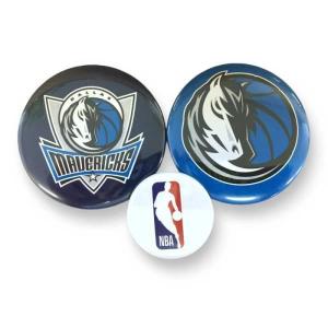 NBA ダラス・マーベリックス 缶バッジ 3個セット NBA32714