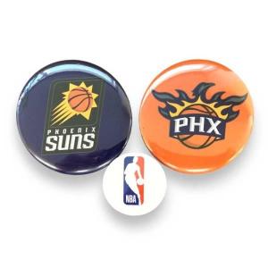 NBA フェニックス・サンズ 缶バッジ 3個セット NBA32728