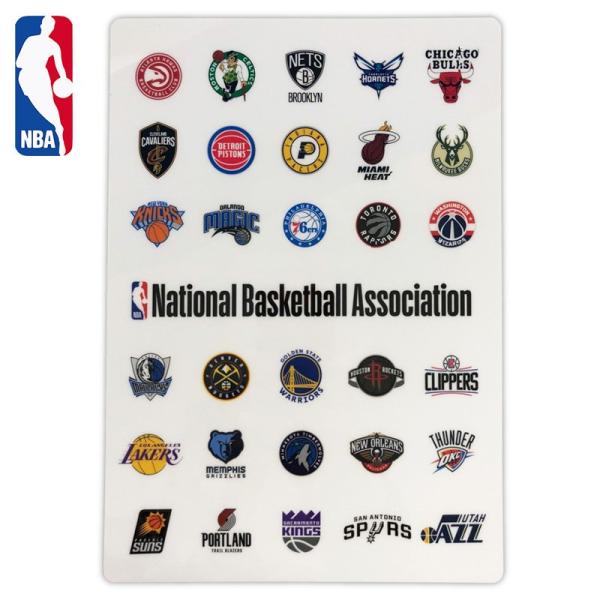 NBA 下敷き ALL NBA33603 ( バスケ バスケット 文房具 グッズ ロゴマン エヌビー...