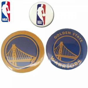 NBA ゴールデンステート・ウォリアーズ 缶バッジ 3個セット NBA35858 ( バスケットボール NBAチーム 商品 グッズ ファングッズ ゴールデンステート )