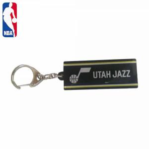 NBA ゴールデンステート・ウォリアーズ コート柄ラバーキーホルダー