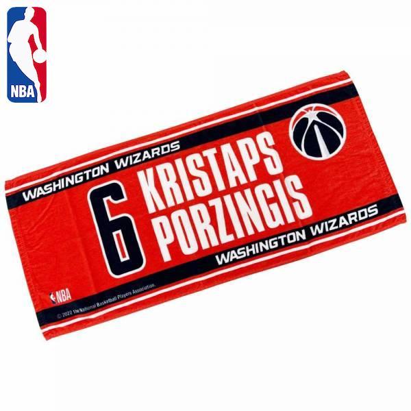 NBA ワシントン・ウィザーズ フェイスタオル #6 クリスタプス・ポルジンギス NBA35933 ...