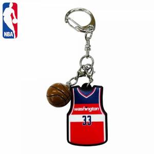 NBA ワシントン・ウィザーズ ユニフォーム型ラバーキーホルダー #33 カイル・クーズマ NBA35951 ( バスケ バスケット ＮＢＡグッズ バスケグッズ )｜11store