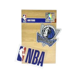 NBA ダラス・マーベリックス ロゴステッカー (2枚入り) NBA88146 ( バスケットボール バスケグッズ マーベリックス シール )