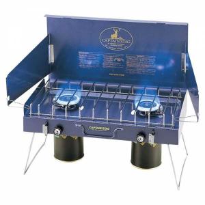 CAPTAIN STAG（キャプテンスタッグ） 大型五徳ガスバーナーコンロ(収納