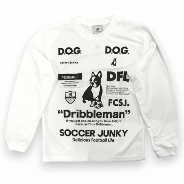 サッカージャンキー ドリブルマン ロング ドライTシャツ SJ23D12