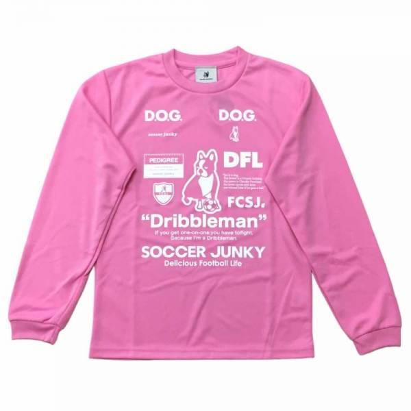 サッカージャンキー ジュニア ドリブルマン ロング ドライTシャツ SJ23D12K