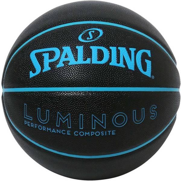 スポルディング バスケットボール ルミナス コンポジット 7号球(ブラック/ブルー) 77846J