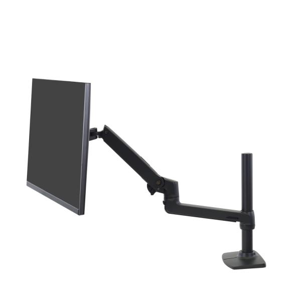 LX Desk Mount LCD Monitor Arm Tall Pole Matte Blac...