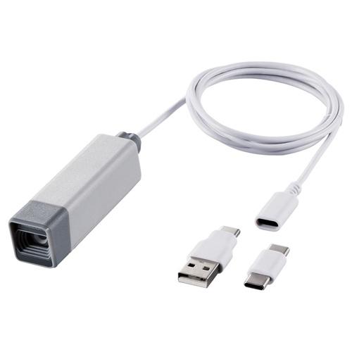 ウェアラブル対応/遠隔業務向けWEBカメラ/500万画素/オートフォーカス/IP54/オフホワイト ...